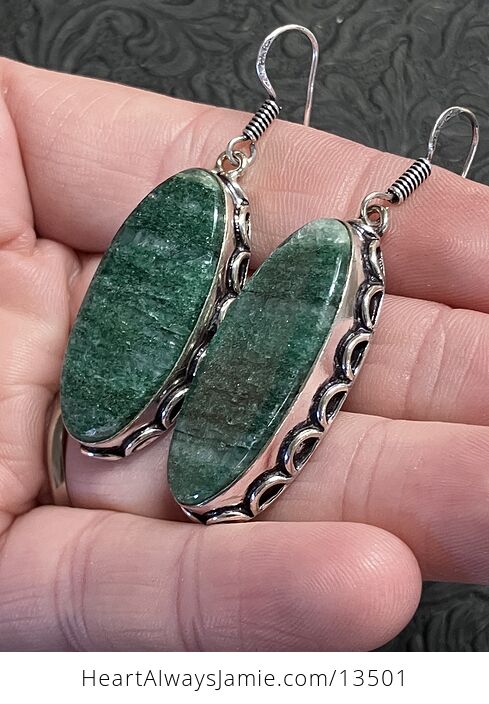 Green Aventurine Earrings Crystal Stone Jewelry - #LvhbrOGbxi8-3