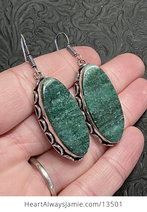 Green Aventurine Earrings Crystal Stone Jewelry - #LvhbrOGbxi8-1