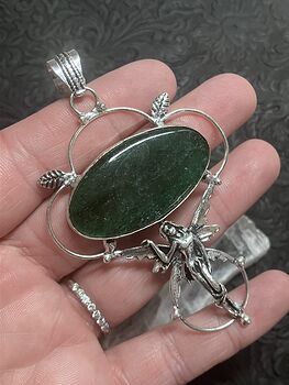 Green Aventurine Fairy Pendant Stone Crystal Jewelry #Ib4dglaCTEQ