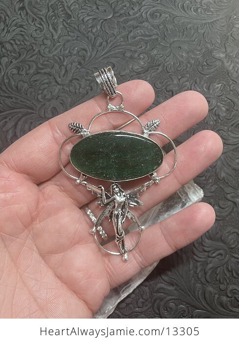 Green Aventurine Fairy Pendant Stone Crystal Jewelry - #Ib4dglaCTEQ-2