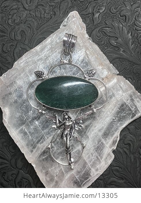 Green Aventurine Fairy Pendant Stone Crystal Jewelry - #Ib4dglaCTEQ-6