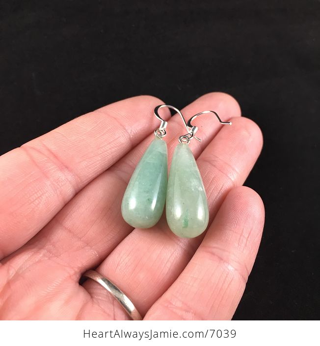 Green Aventurine Stone Jewelry Earrings - #1NCMiGye9LU-2