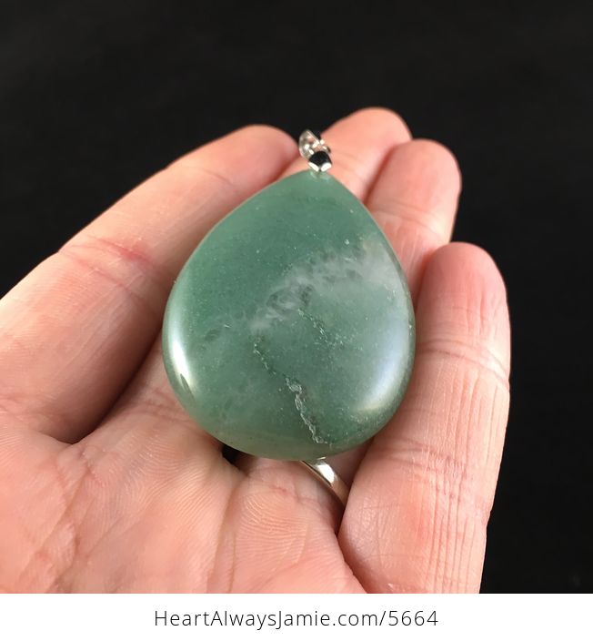 Green Aventurine Stone Jewelry Pendant - #HMR4xpTLa14-2