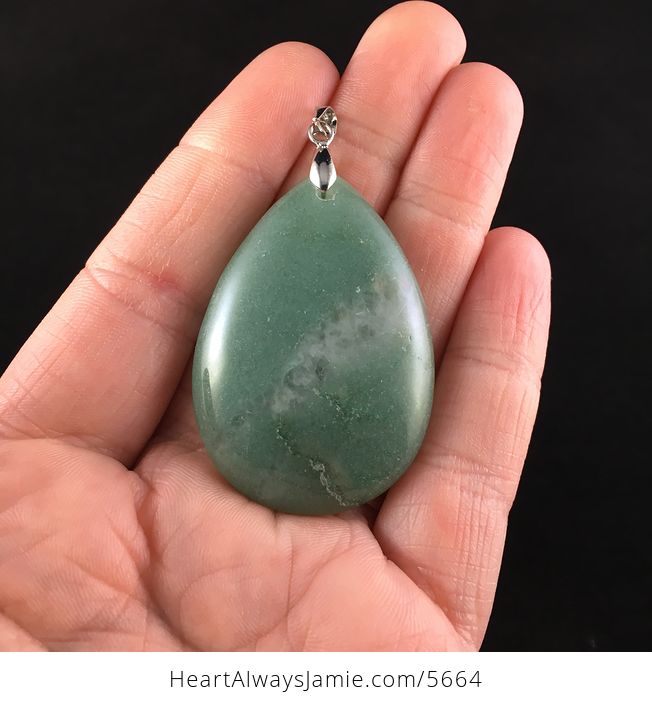 Green Aventurine Stone Jewelry Pendant - #HMR4xpTLa14-1
