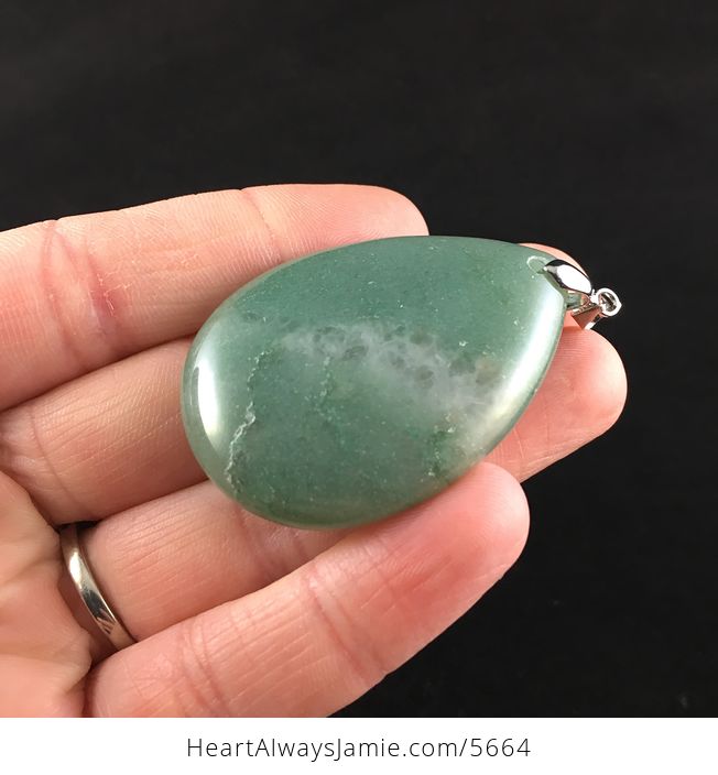 Green Aventurine Stone Jewelry Pendant - #HMR4xpTLa14-3