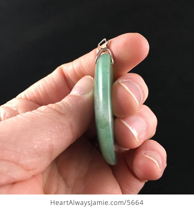 Green Aventurine Stone Jewelry Pendant - #HMR4xpTLa14-5