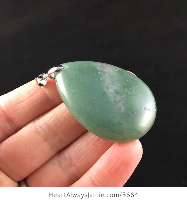 Green Aventurine Stone Jewelry Pendant - #HMR4xpTLa14-4
