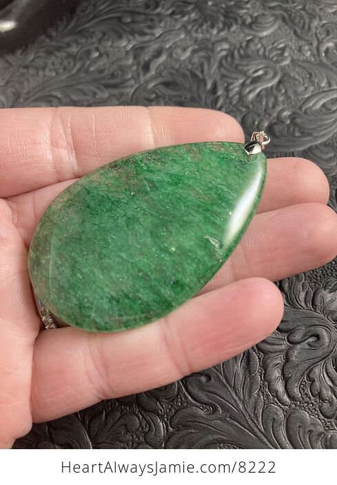 Green Drusy Crystal Stone Jewelry Pendant - #tDgJbjTPiwA-5