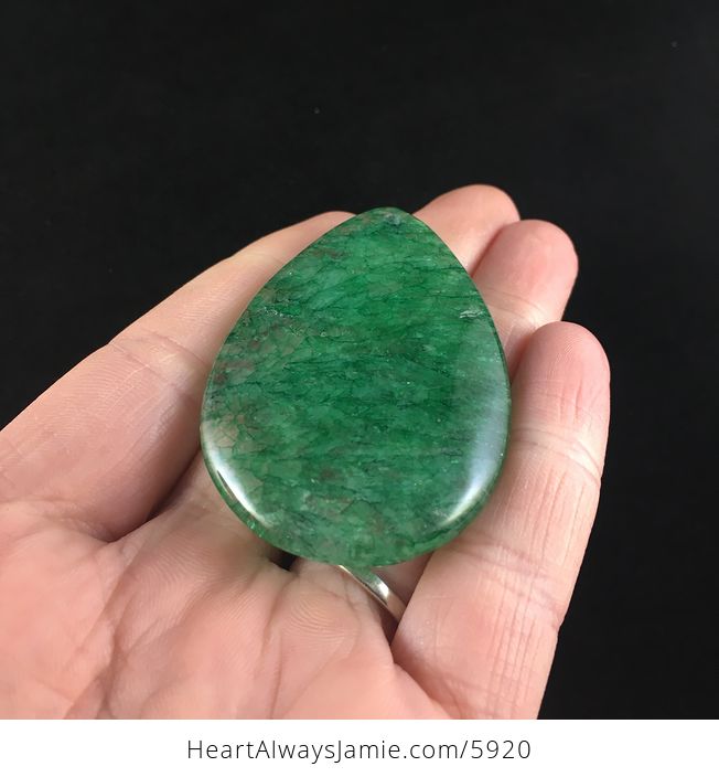 Green Drusy Stone Jewelry Pendant - #t3EjVWlHxQc-2