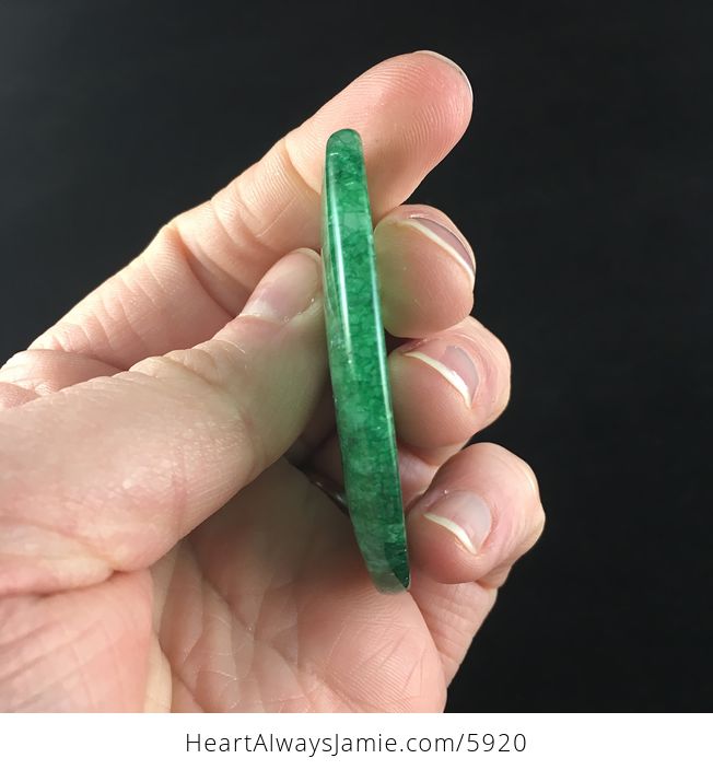 Green Drusy Stone Jewelry Pendant - #t3EjVWlHxQc-5