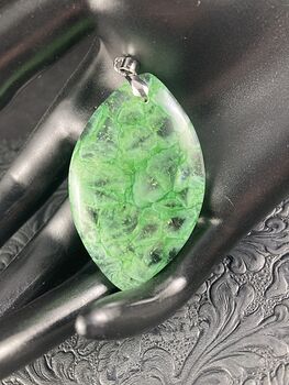 Green Druzy Crystal Stone Jewelry Pendant #sKgzcTjXuS0