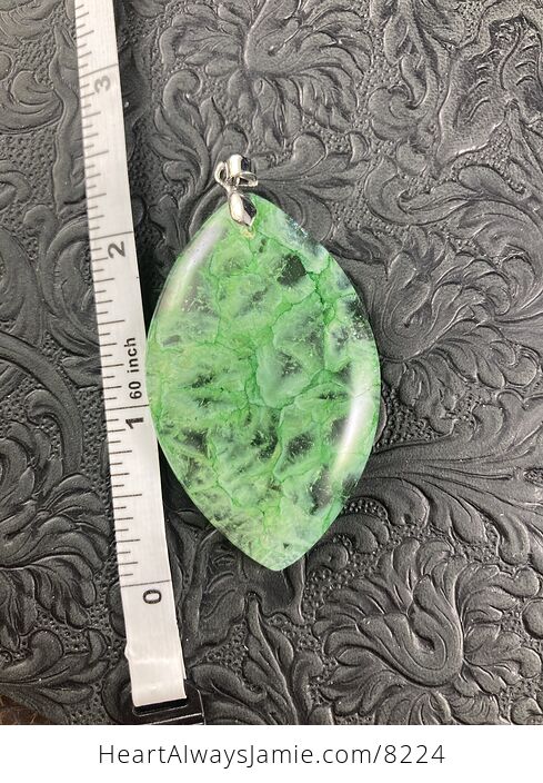 Green Druzy Crystal Stone Jewelry Pendant - #sKgzcTjXuS0-3