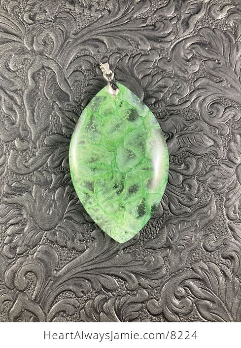 Green Druzy Crystal Stone Jewelry Pendant - #sKgzcTjXuS0-2