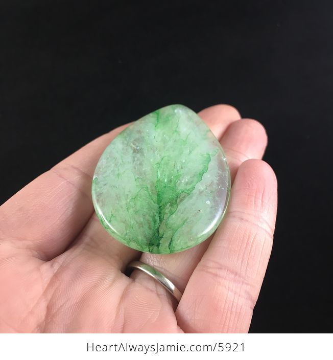 Green Druzy Stone Jewelry Pendant - #KvzwrPsKSPs-2