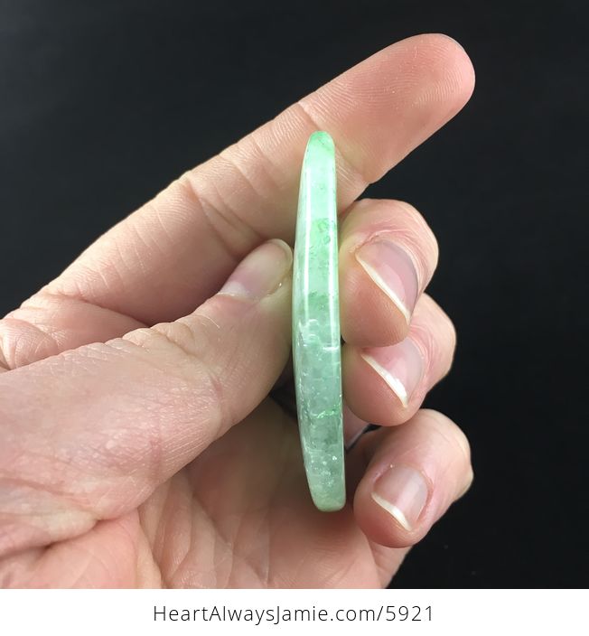 Green Druzy Stone Jewelry Pendant - #KvzwrPsKSPs-5