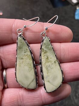 Green Imperial Jasper Crystal Stone Jewelry Earrings #tAVqN1TDWC8