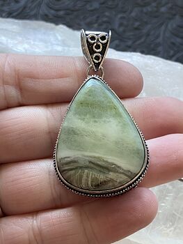 Green Imperial Jasper Crystal Stone Jewelry Vintage Styled Pendant #RcOFVCja8xk