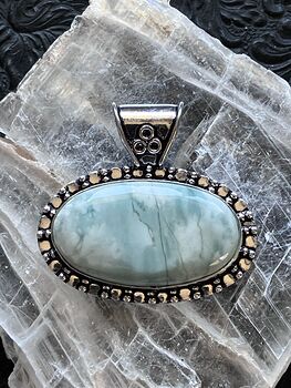 Green Imperial Jasper Crystal Stone Jewelry Western Styled Pendant #TFIV5EZYpeU