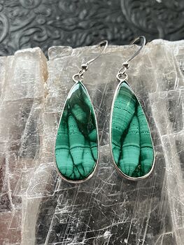 Green Malachite Crystal Stone Jewelry Earrings #VvMrDnWUB1A