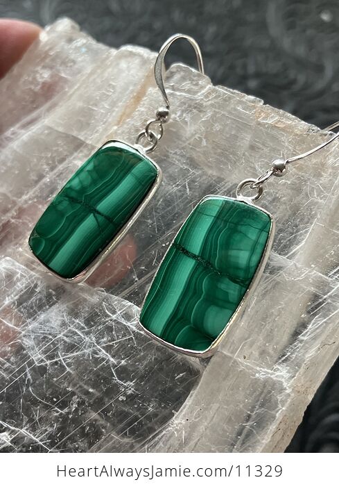 Green Malachite Crystal Stone Jewelry Earrings - #OV6fnAQgjCA-4