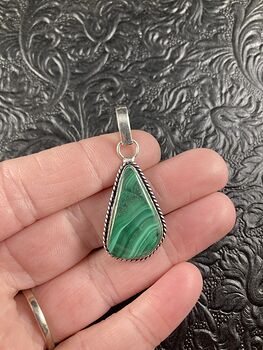 Green Malachite Crystal Stone Jewelry Pendant #06oanI53Xow
