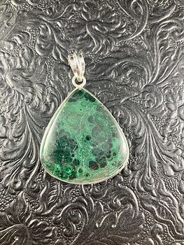 Green Malachite Crystal Stone Jewelry Pendant #7Juae8W9ICo