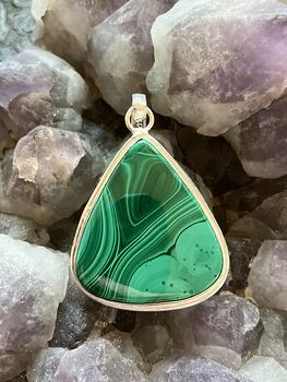 Green Malachite Crystal Stone Jewelry Pendant #oQNhzVYOfY0
