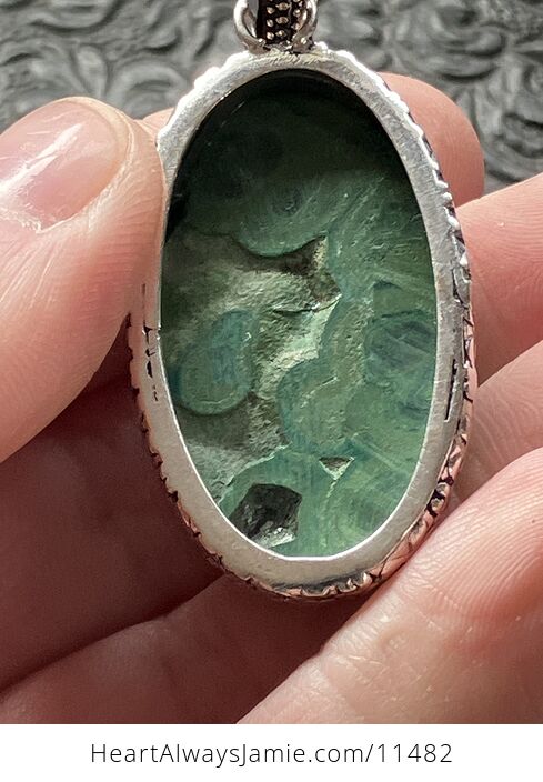 Green Malachite Crystal Stone Jewelry Pendant - #l4WoQNWPegI-10