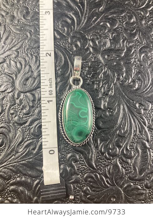 Green Malachite Crystal Stone Jewelry Pendant - #n7HSKjQftmo-6