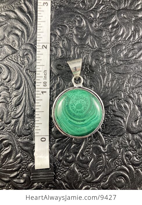 Green Malachite Crystal Stone Jewelry Pendant - #oIMg4Y91aa0-1