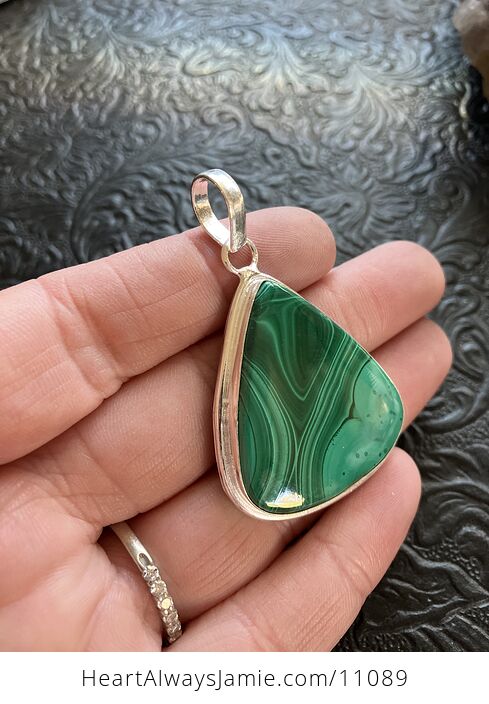 Green Malachite Crystal Stone Jewelry Pendant - #oQNhzVYOfY0-5