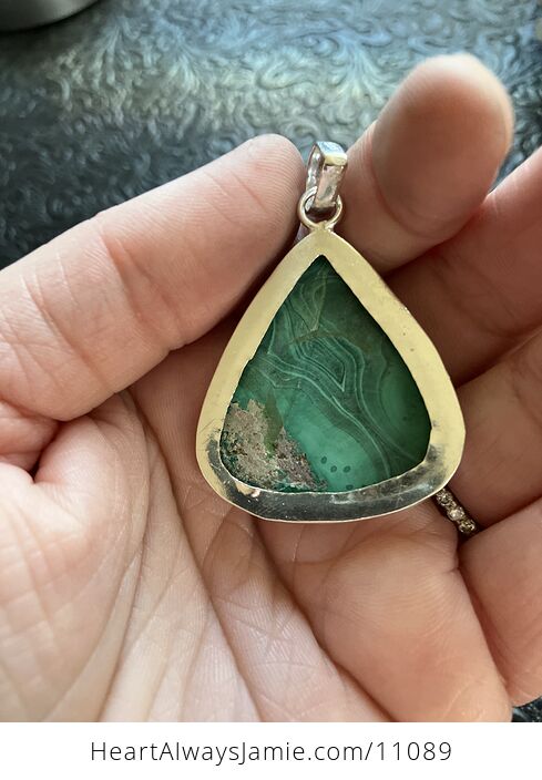 Green Malachite Crystal Stone Jewelry Pendant - #oQNhzVYOfY0-6