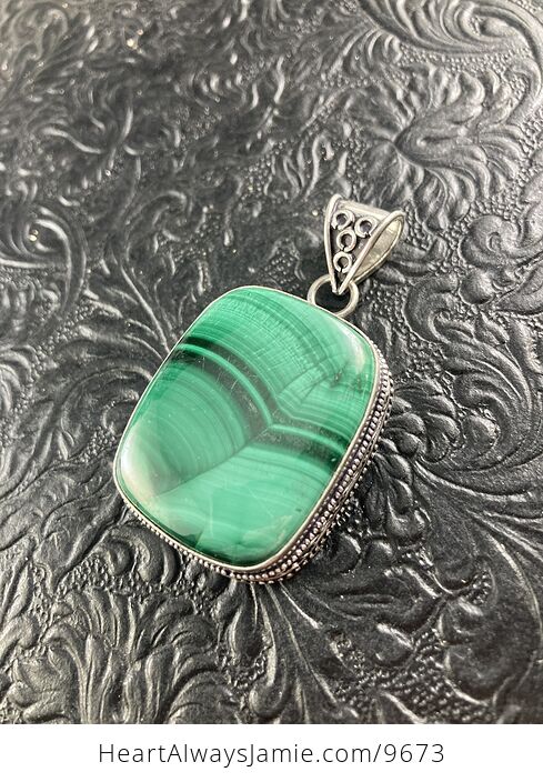 Green Malachite Crystal Stone Jewelry Pendant - #w0IdMUJLD5U-5