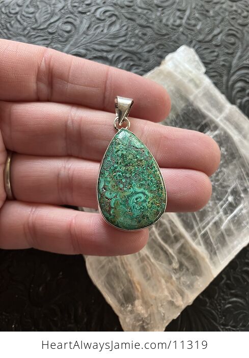 Green Malachite Crystal Stone Jewelry Pendant - #ysrxsyy16fw-2