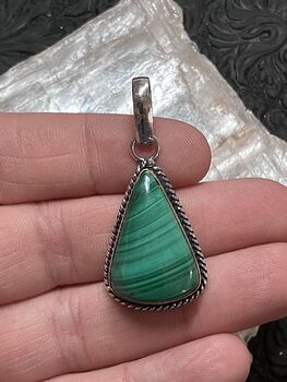 Green Malachite Pendant Crystal Stone Jewelry #mIAgpQL6TDE