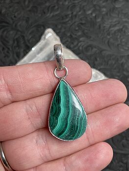 Green Malachite Pendant Crystal Stone Jewelry #wYvxKhK7ZY0