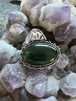 Green Nephrite Jade Crystal Stone Jewelry Pendant #yolHdmGLpSc
