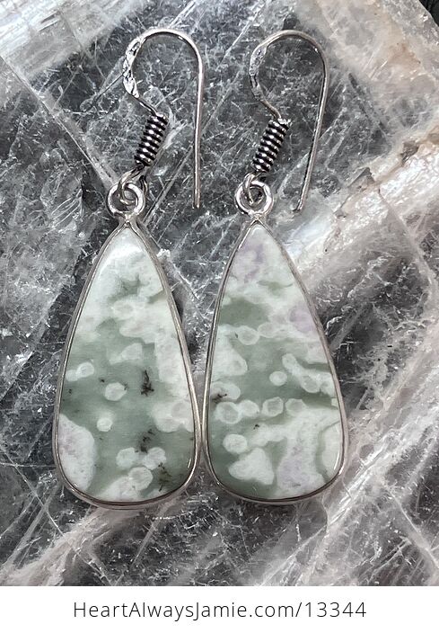 Green Peace Lucky Jade Stitchtite Quartz Serpentine Earrings Crystal Jewelry - #vCWyTANo7LY-4