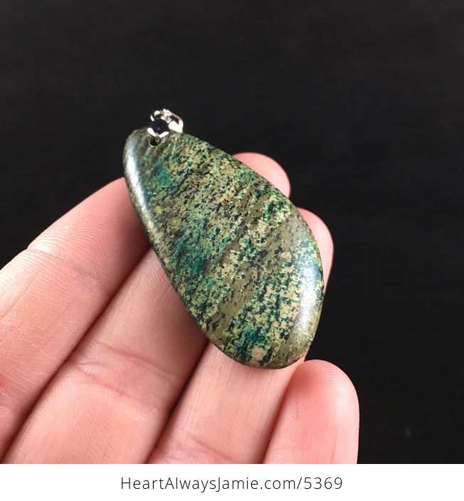 Green Serpentine Stone Jewelry Pendant - #xOOLCClHFTQ-4