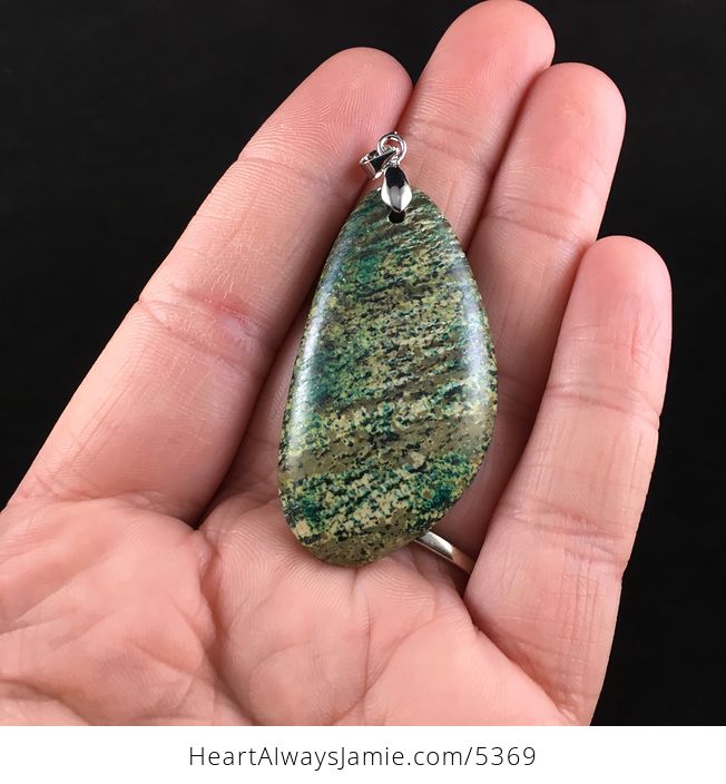 Green Serpentine Stone Jewelry Pendant - #xOOLCClHFTQ-1