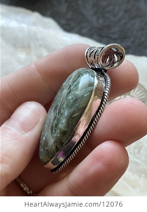 Green Tourmaline Crystal Stone Jewelry Pendant - #f2yPpsyoP4Q-3