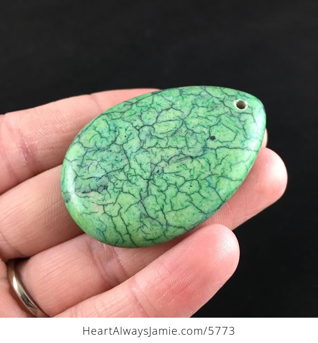 Green Turquoise Stone Jewelry Pendant - #1MIvMK9XvvA-3