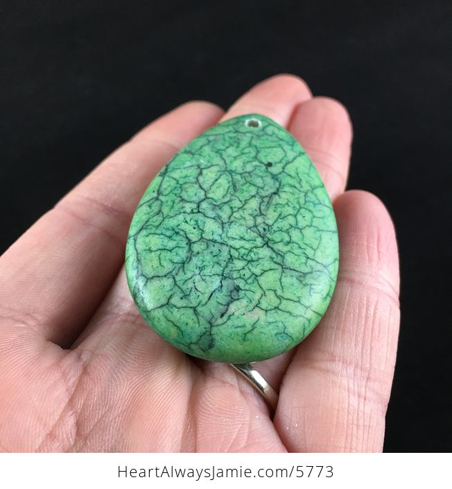 Green Turquoise Stone Jewelry Pendant - #1MIvMK9XvvA-2