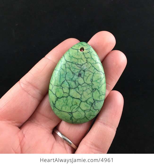 Green Turquoise Stone Jewelry Pendant - #CHEWKEJo3CA-1