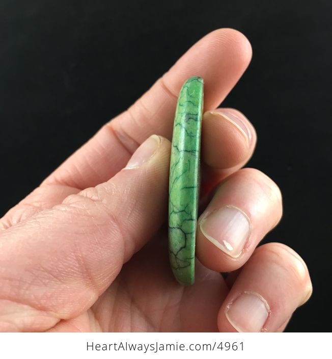Green Turquoise Stone Jewelry Pendant - #CHEWKEJo3CA-4