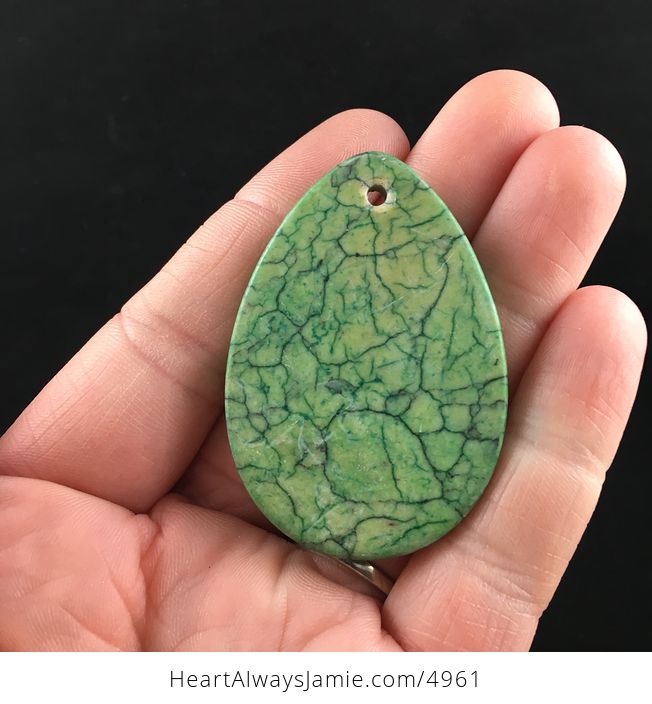 Green Turquoise Stone Jewelry Pendant - #CHEWKEJo3CA-5
