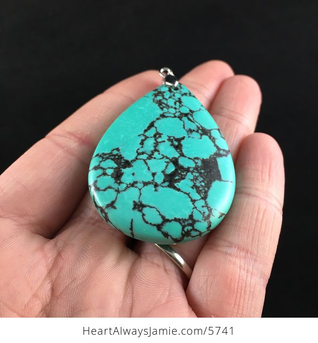 Green Turquoise Stone Jewelry Pendant - #Qgg41MFypLw-2