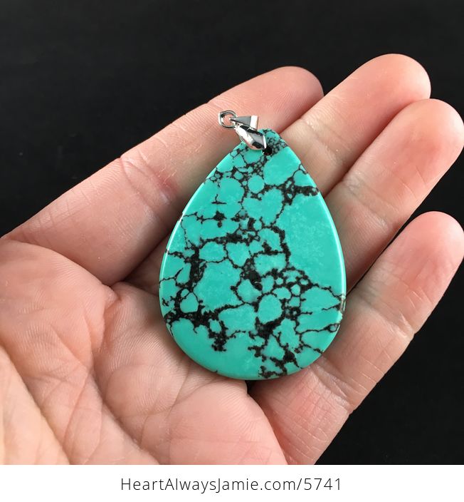 Green Turquoise Stone Jewelry Pendant - #Qgg41MFypLw-6