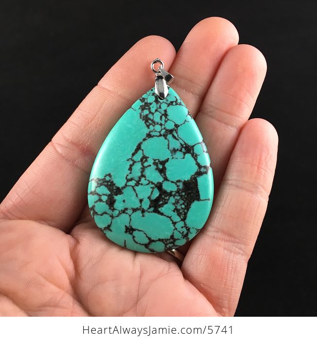 Green Turquoise Stone Jewelry Pendant - #Qgg41MFypLw-1