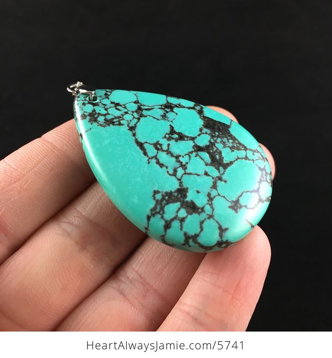Green Turquoise Stone Jewelry Pendant - #Qgg41MFypLw-4